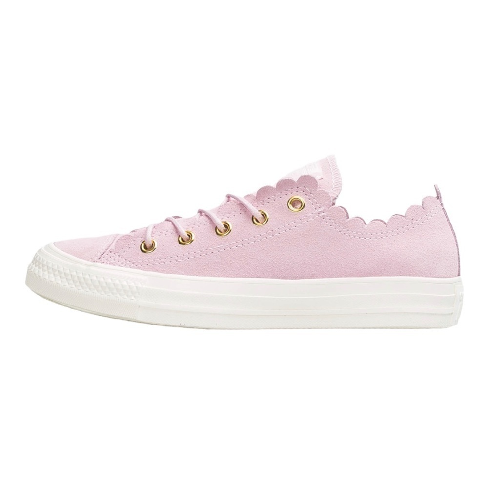 Converse CTAS Low Ox‎ Frilly Thrills Suede Sneaker